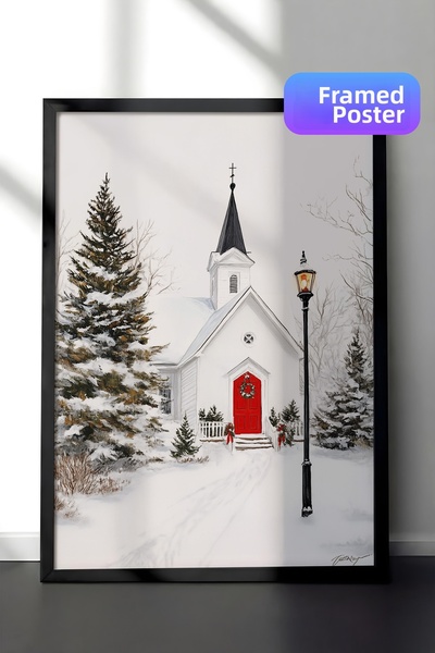 Postifull Tablou cu rama neagra, set de postere si rame, seria Comfort de Anu...