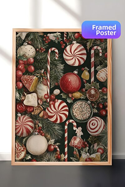 Postifull Tablou cu rama din lemn, set de postere si rame, seria Comfort de A...