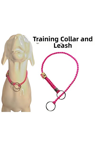 VSLT HANDMADE طوق تدريب الكلاب مصنوع يدويًا - طوق تدريب الكلاب الأنيق والهدوء...