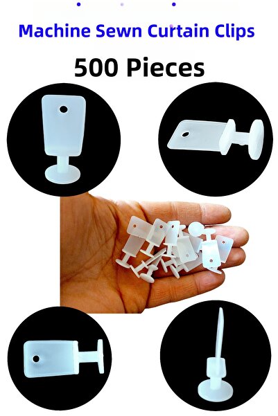 HR PLAST 500 bucăți buton pentru roată de cortină verticală pentru mașină / b...