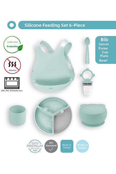 OiOi مجموعة ألغاز نهرية خضراء مكونة من 6 قطع