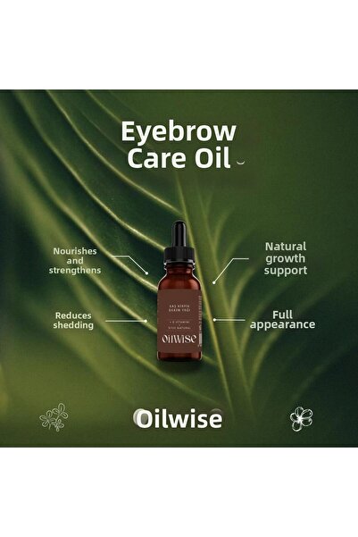 Oilwise زيت مقوي ومغذي للعناية بالرموش والحواجب 30 مل