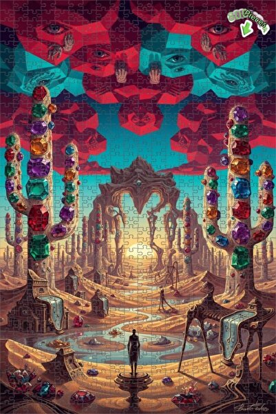 Teona Ahşap لغز خشبي بإطار مزدوج الطبقات من سيريال جيمينت فيلاي 800 قطعة 70x50