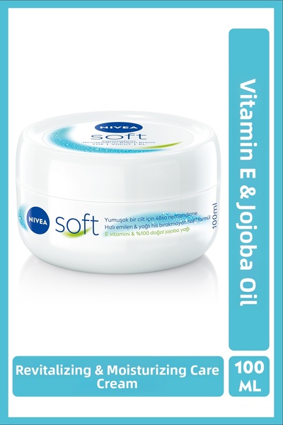 NIVEA Cremă hidratantă de îngrijire, 100 ml, ulei de jojoba, vitamina E, pent...