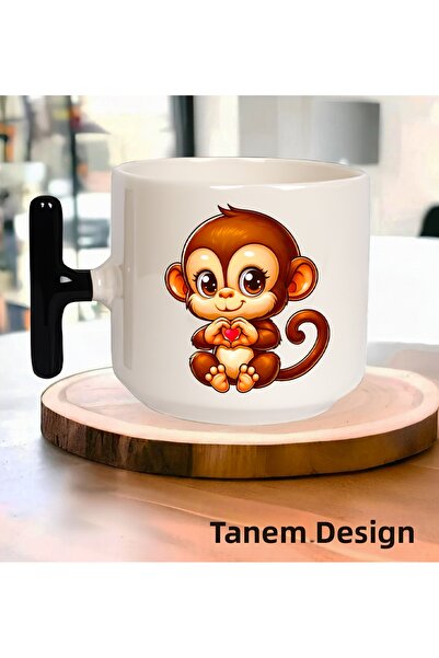 Tanem Tasarım Cup Coffee Tea Cup Gift Valentine's Day - t Handle Mug