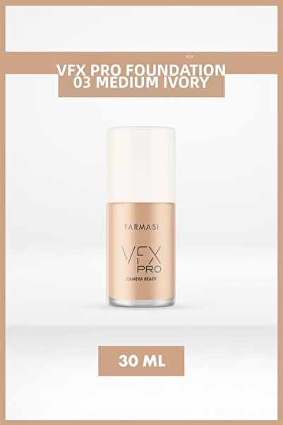 Farmasi Vfx Pro 03 Medium Ivory Foundation 30ml