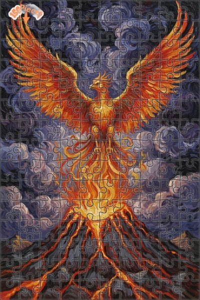 Teona Ahşap Flamingo Oil Painting Look Double Layer Framed Wooden Puzzle 150 ...