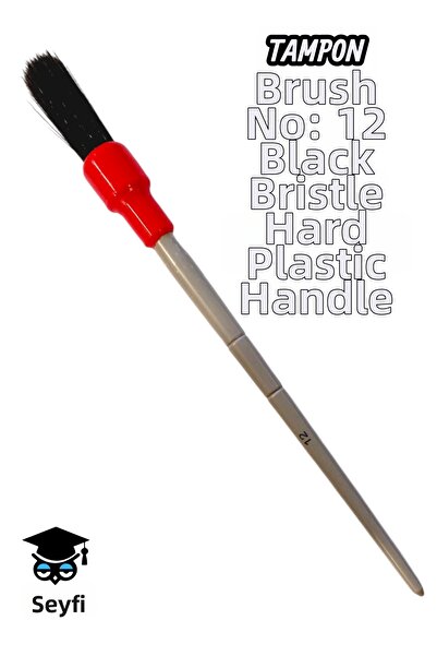 SEYFİKİRTASİYE Tampon Brush Black Clay No:12