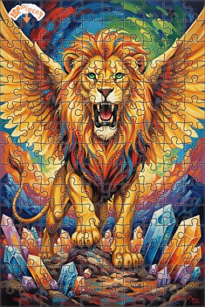 Teona Ahşap لغز خشبي بإطار مزدوج الطبقات بمظهر لوحة زيتية لغابة كريستالية مع ...