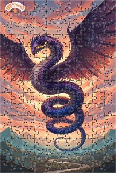 Teona Ahşap لغز خشبي بإطار مزدوج الطبقات من ديزاين دراغون آرت 150 قطعة 20x30