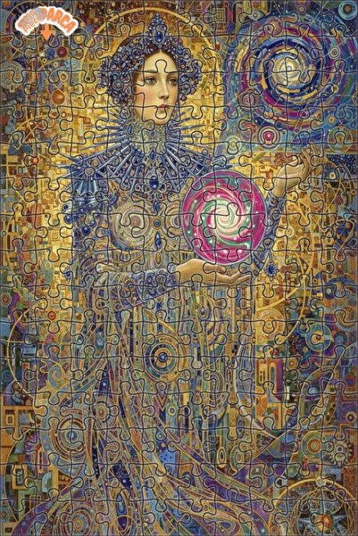 Teona Ahşap The Magnificent Female Figure Depicted in the Image Looks Like Oi...