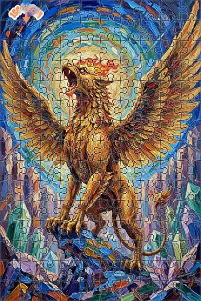 Teona Ahşap لغز خشبي بإطار مزدوج الطبقات من جولد ييلي جريفين 150 قطعة 20x30