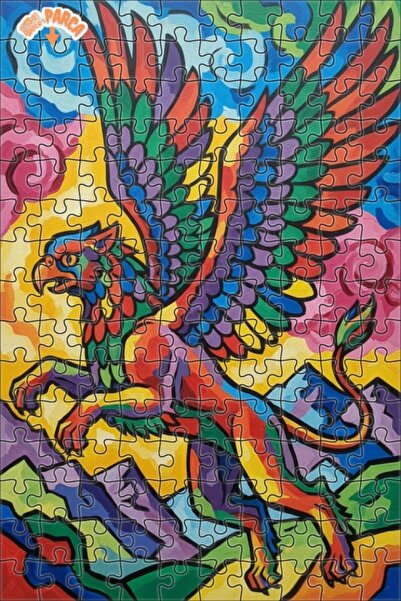 Teona Ahşap لغز خشبي بإطار مزدوج الطبقات من جريفين رينبو وينجد، 150 قطعة، 20×30