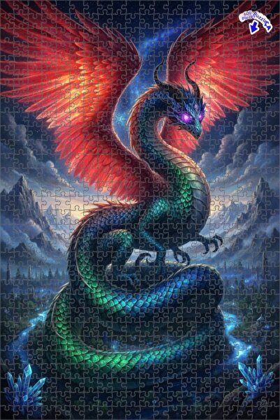 Teona Ahşap لغز خشبي بإطار مزدوج الطبقات من فانتاستيك آرت، 600 قطعة، 50×35