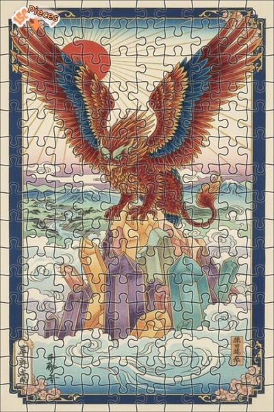 Teona Ahşap لغز خشبي فني من كريستال ديراغا إيجل مونت، لغز بإطار مزدوج الطبقات...