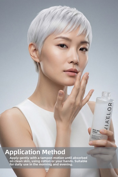 Via Elor Rice Yeast Brightening and Moisturizing Skin Tone Equalizing Tonic 200 ml