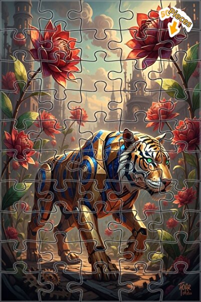 Teona Ahşap لغز خشبي بإطار مزدوج الطبقات بمظهر زيت التمساح الميكانيكي على طرا...