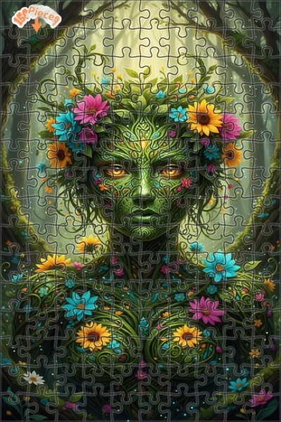 Teona Ahşap لغز خشبي بنمط زهور الطبيعة الرئيسية بمظهر لوحة زيتية 150 قطعة 20×30