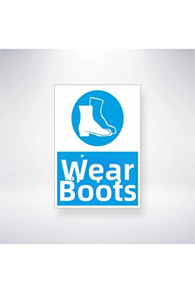 Reysa Tasarım Wear Boots 21x28cm Work Safety Sticker