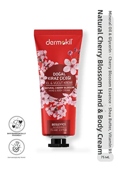 Dermokil Cherry Blossom Hand and Body Cream 75 ml