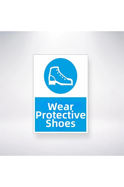 Reysa Tasarım Wear Protective Boots 21x28cm Work Safety Sticker