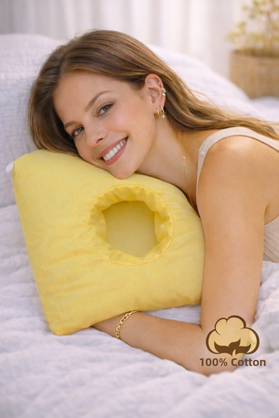 moonzy - minimalist & cozy Pernă pentru piercing cu husă lavabilă, pernă pent...