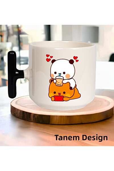 Tanem Tasarım Cup Coffee Tea Cup Gift Valentine's Day - t Handle Mug