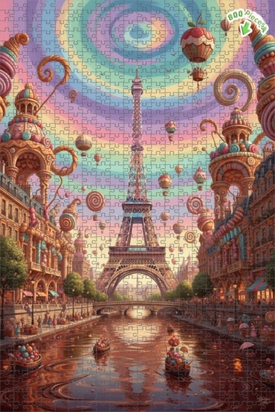 Teona Ahşap لغز خشبي بإطار مزدوج الطبقات من سويت دريم باريس 800 قطعة 70x50