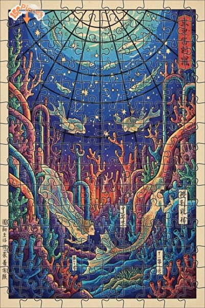 Teona Ahşap لغز خشبي ملون بإطار مزدوج الطبقات من ديزني لاند، 150 قطعة، 20×30