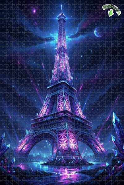 Teona Ahşap لغز خشبي بإطار مزدوج الطبقات من باريس لايت 800 قطعة 70x50