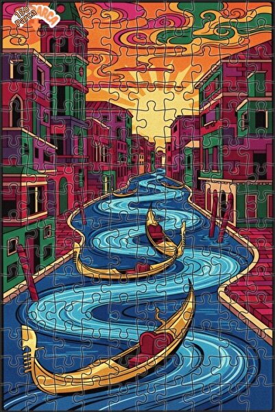 Teona Ahşap لغز خشبي بإطار مزدوج الطبقات من فينيسيا دريم 150 قطعة 20x30