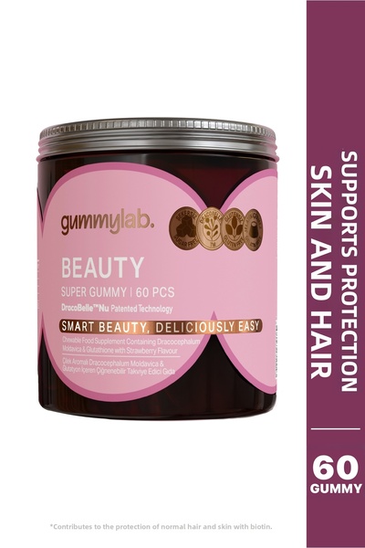 gummylab. 60 حبة جومي بنكهة الفراولة الجميلة