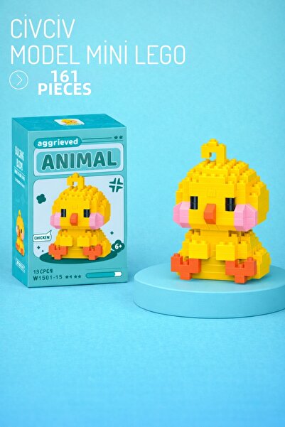 Nandy Home لعبة بناء مجسمة ثلاثية الأبعاد لشخصية الكتكوت