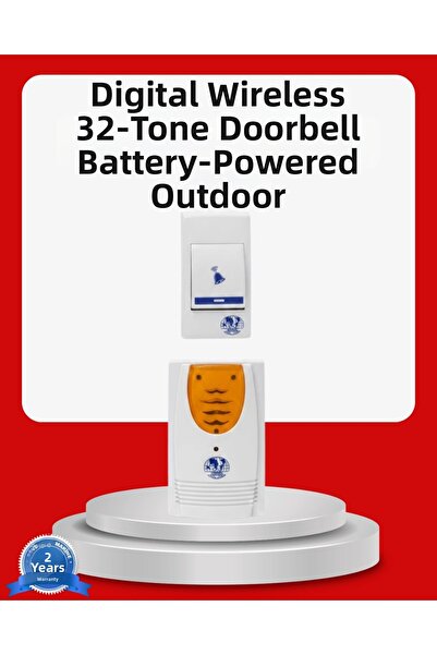 COjans جرس باب لاسلكي سهل الاستخدام بتصميم أنيق وبسيط