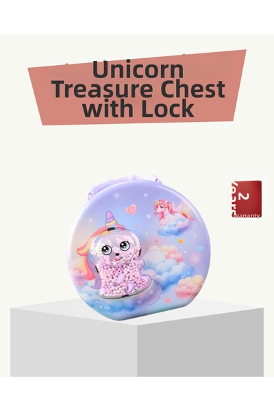 UCUZTEKNO Seif educațional pentru copii cu parolă, din metal rezistent