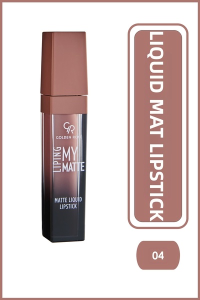 Golden Rose Liping My Matte Nr.: 04 - Ruj lichid mat - 8691190434724