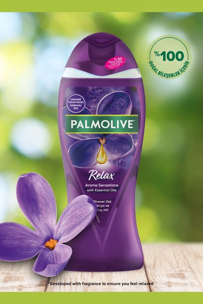 Palmolive Aroma Sensations so Relaxed Aromatic Bath and Shower Gel 500 ml X2 Pieces + Travel Kit Gift