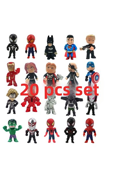 Choice 20 قطعة 20 قطعة/المجموعة مارفل أفينجرز هالك ثور سبايدر مان فينوم كابتن...