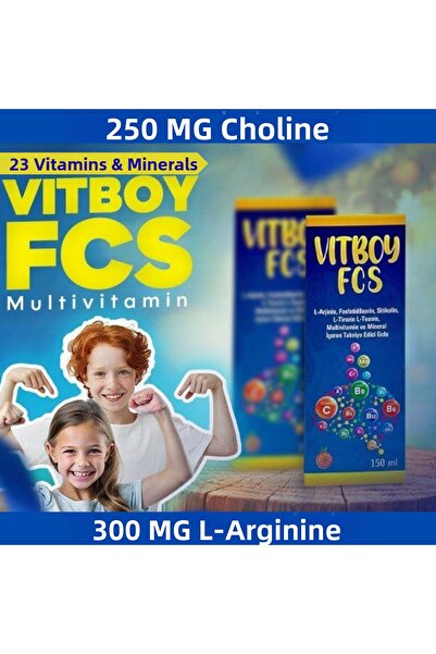 Vitboy Fcs Dietary Supplement Containing Citicoline and Arginine