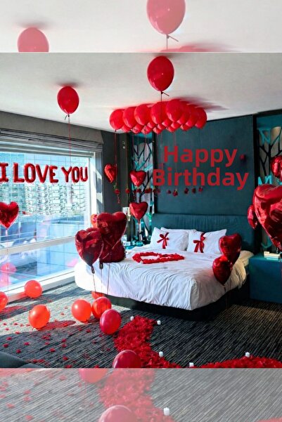 Baloncu Dede بالون على شكل قلب لتزيين عيد الحب، مادة لتزيين عيد الزواج، مادة ...