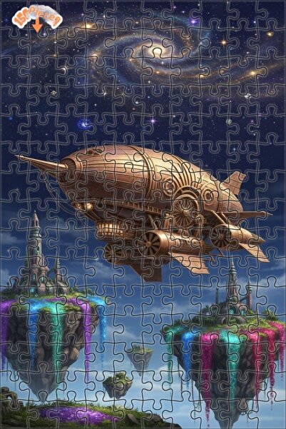 Teona Ahşap الفضولية العملاقة التي تحلق في السماء - 150 قطعة مقاس 20x30