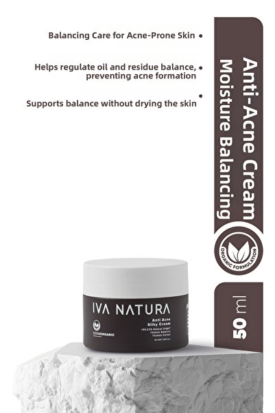 Iva Natura Anti-Acne Tea Tree Extract Cream Organic Certified 50ml