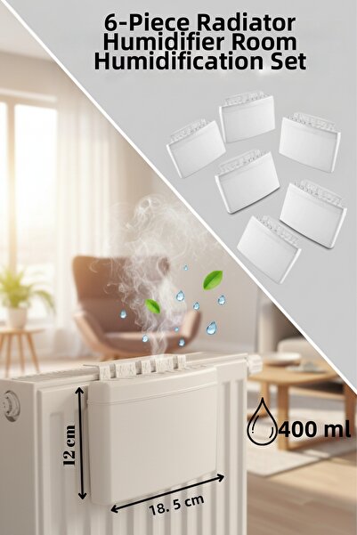 Dükkanönü 6 Pieces Air Fresh Panel Heater Water Tank Humidity Protector Rz-102