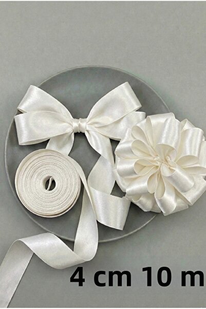 Massaltay 4 cm Double Sided Satin Ribbon 10 Meters |   Bohça, Dowry, Gift Dec...