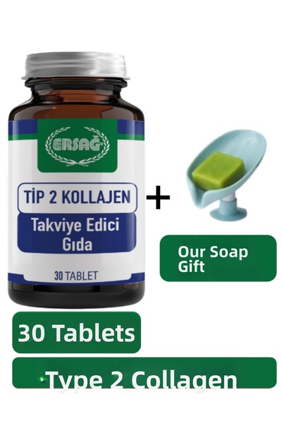 Ersağ Ersag Type 2 Collagen Tablet - Our Soap Gift 2098-839