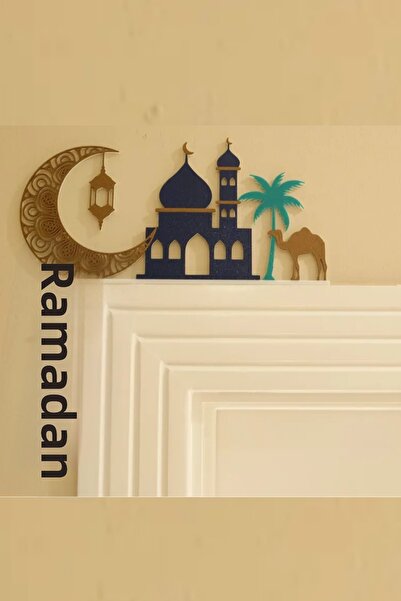 Genç 3D Decor de colț pentru ușă Ramadan |   Ornament de colț pentru ușă de R...