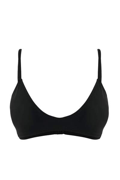 Trendyol Collection Black Bralette Covered Bikini Top Tbess26Bu00009