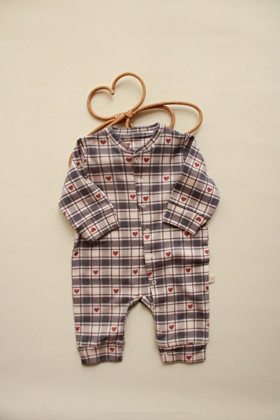 Oh La La Koala For Little Ones Navy Blue Heart Series Jumpsuit