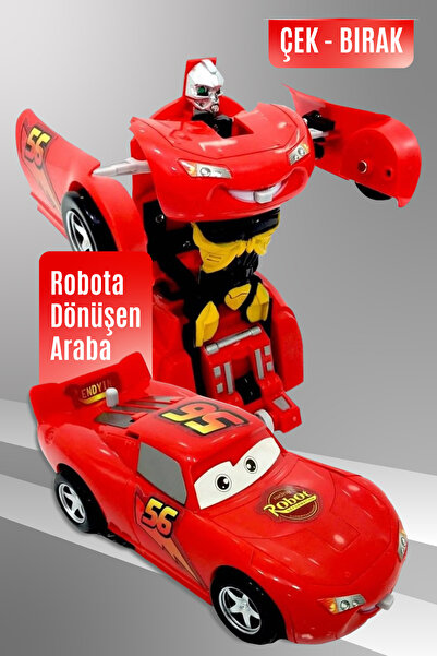 SmartFox Robota Dönüşen Araba - Oyuncak Yarış Arabası