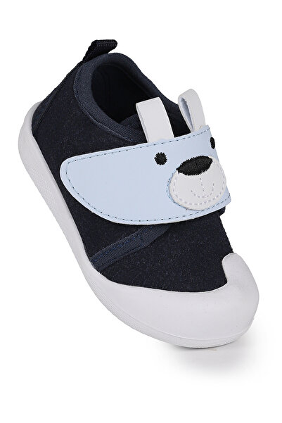 Kiko Kids Winni Cırtlı Erkek Bebek İlk Adım Panduf Ayakkabı